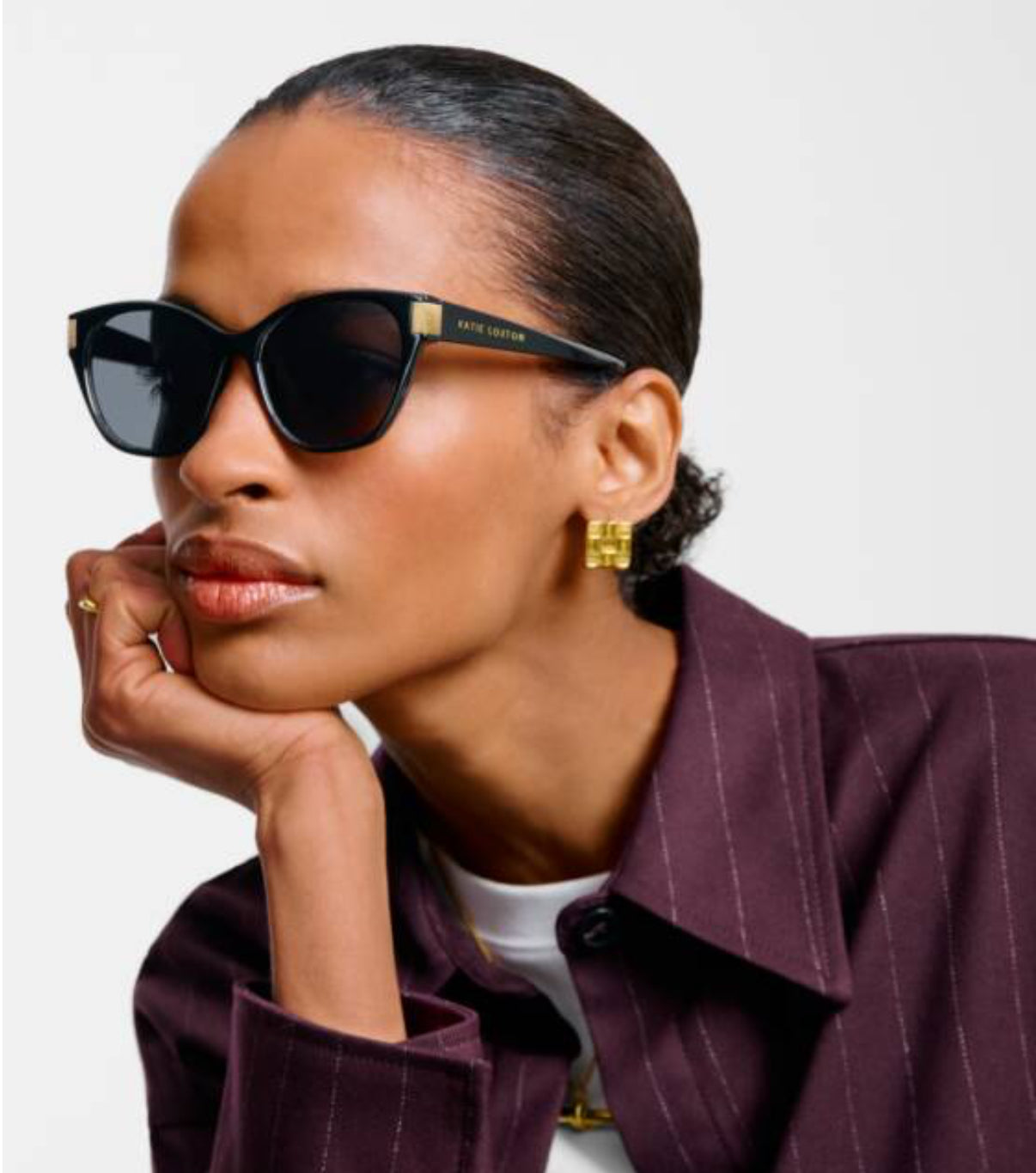 Black Sydney Sunglasses Sydney Sunglasses- Black – Hindy House main image 4