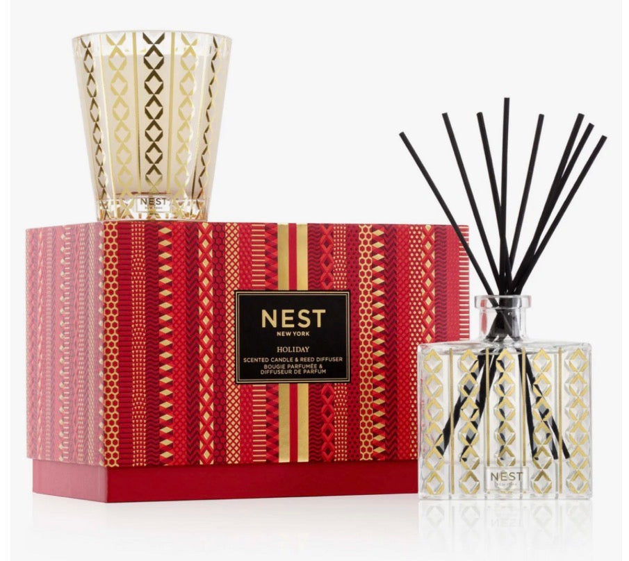 Fragrances Holiday Classic Candle & Diffuser Set