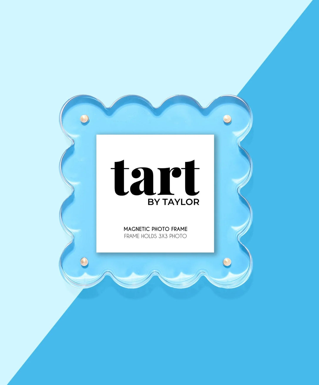 Mini Neon Blue Acrylic Picture Frame