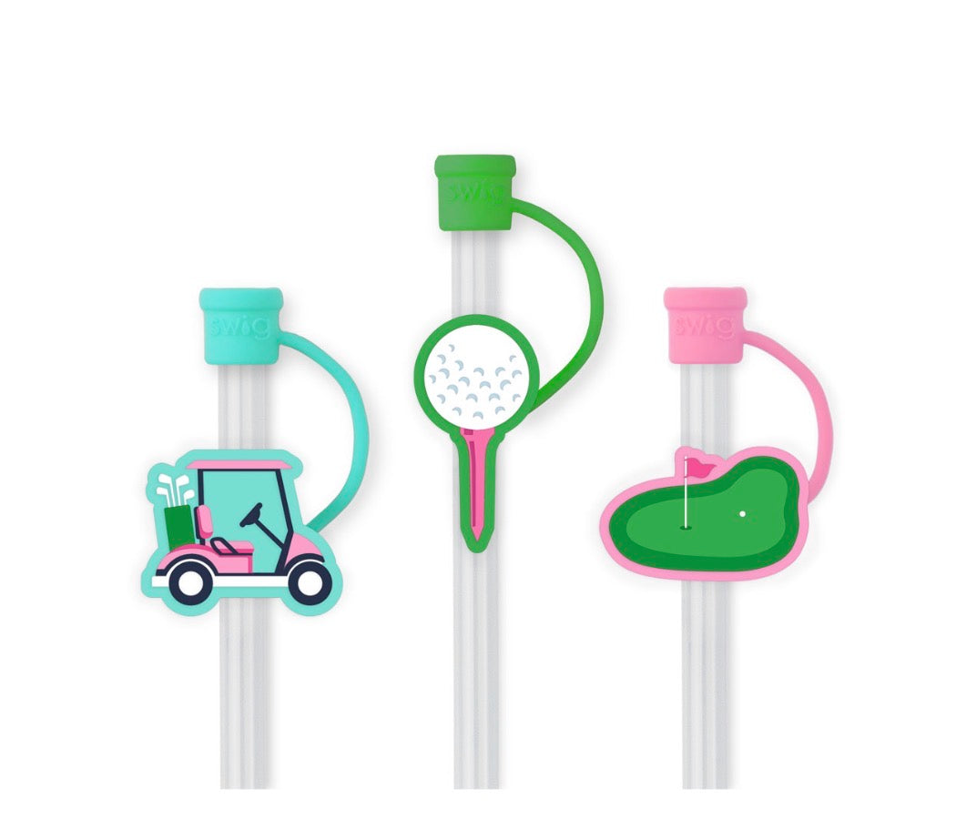 Tee It Up Straw Toppers