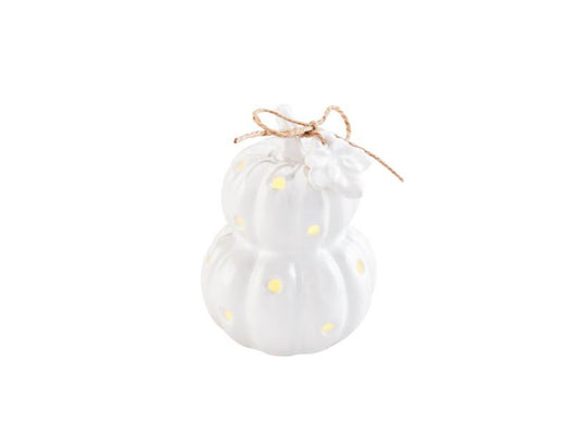 White Pumpkin Light Up Sitter