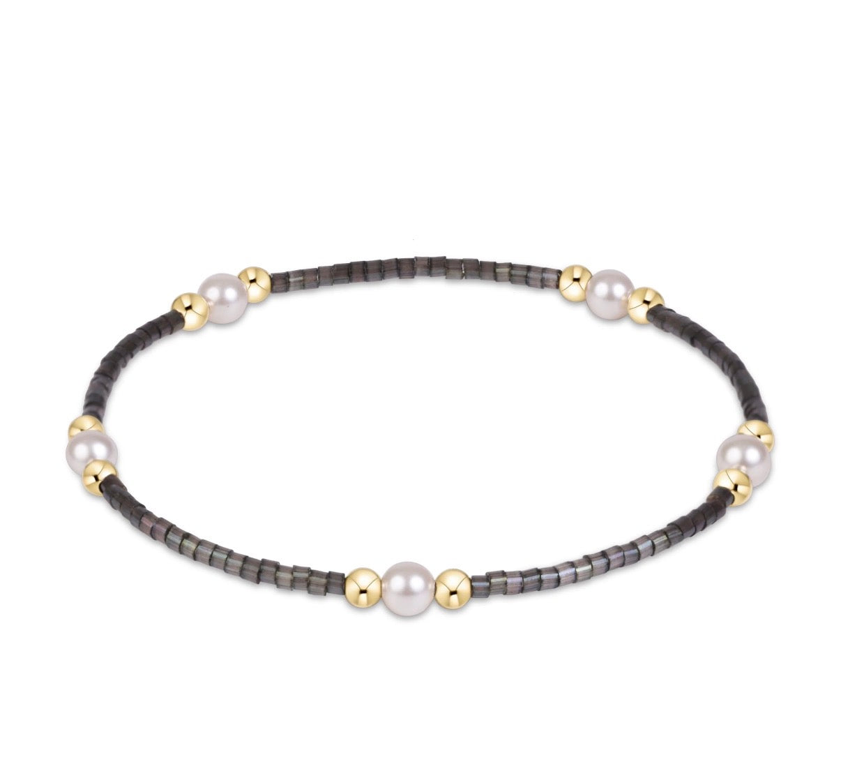 hope purpose pearl bracelet - moonlight