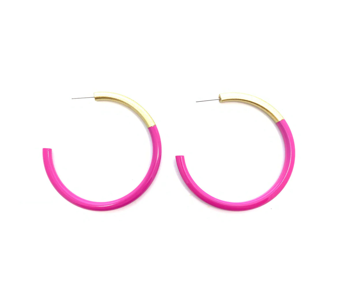 Liz Hoops Hot Pink