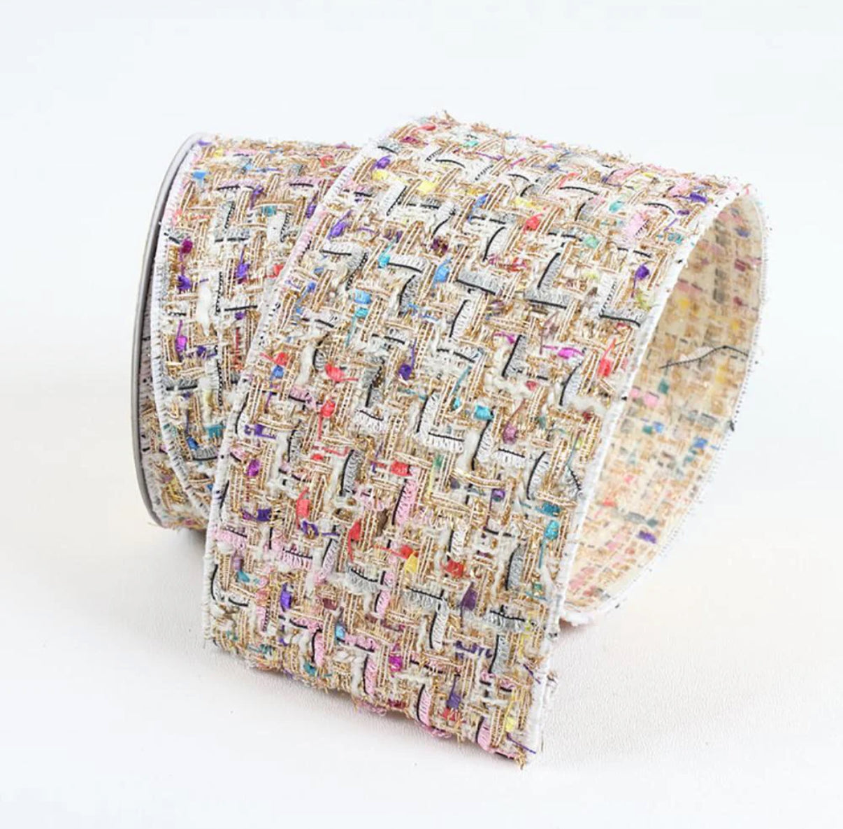 Tweed Multicolored Ribbon