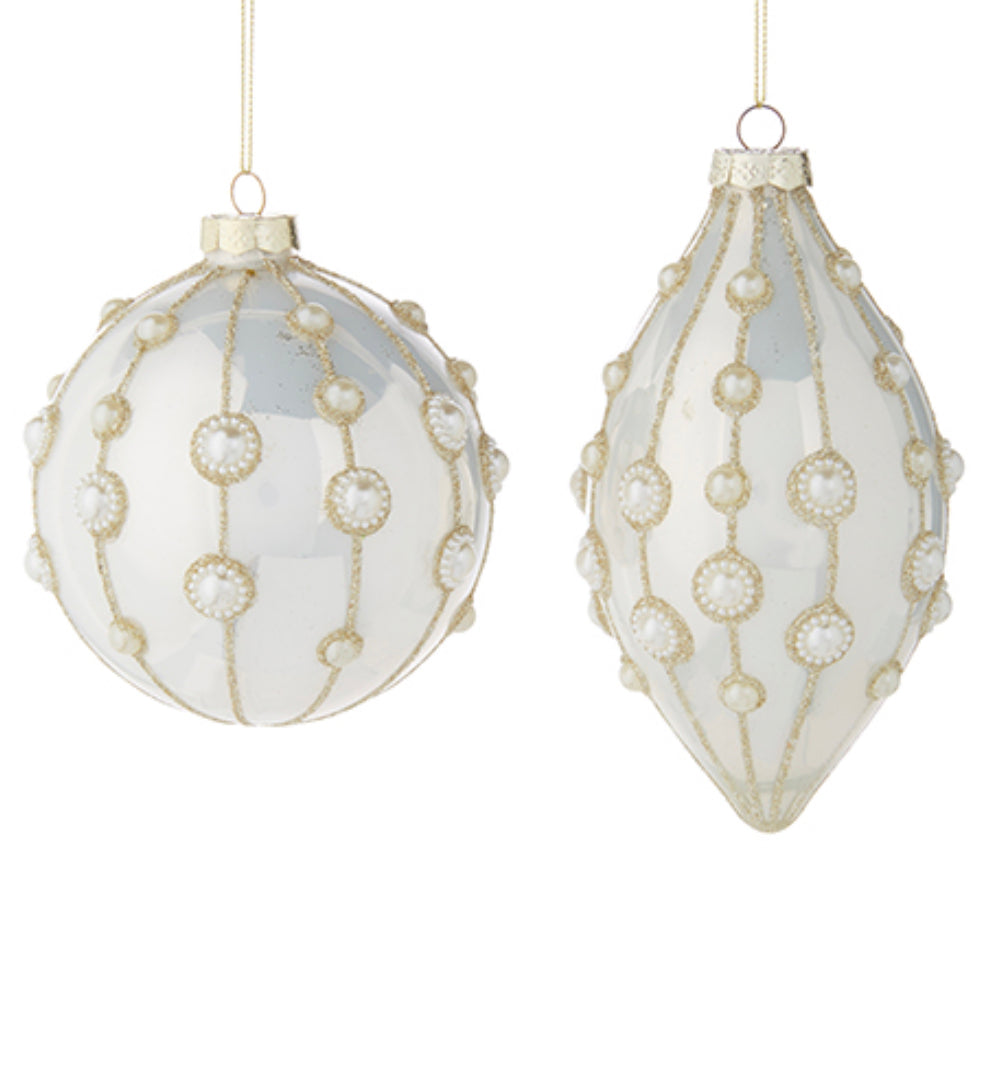 Pearl Embellished Ornament