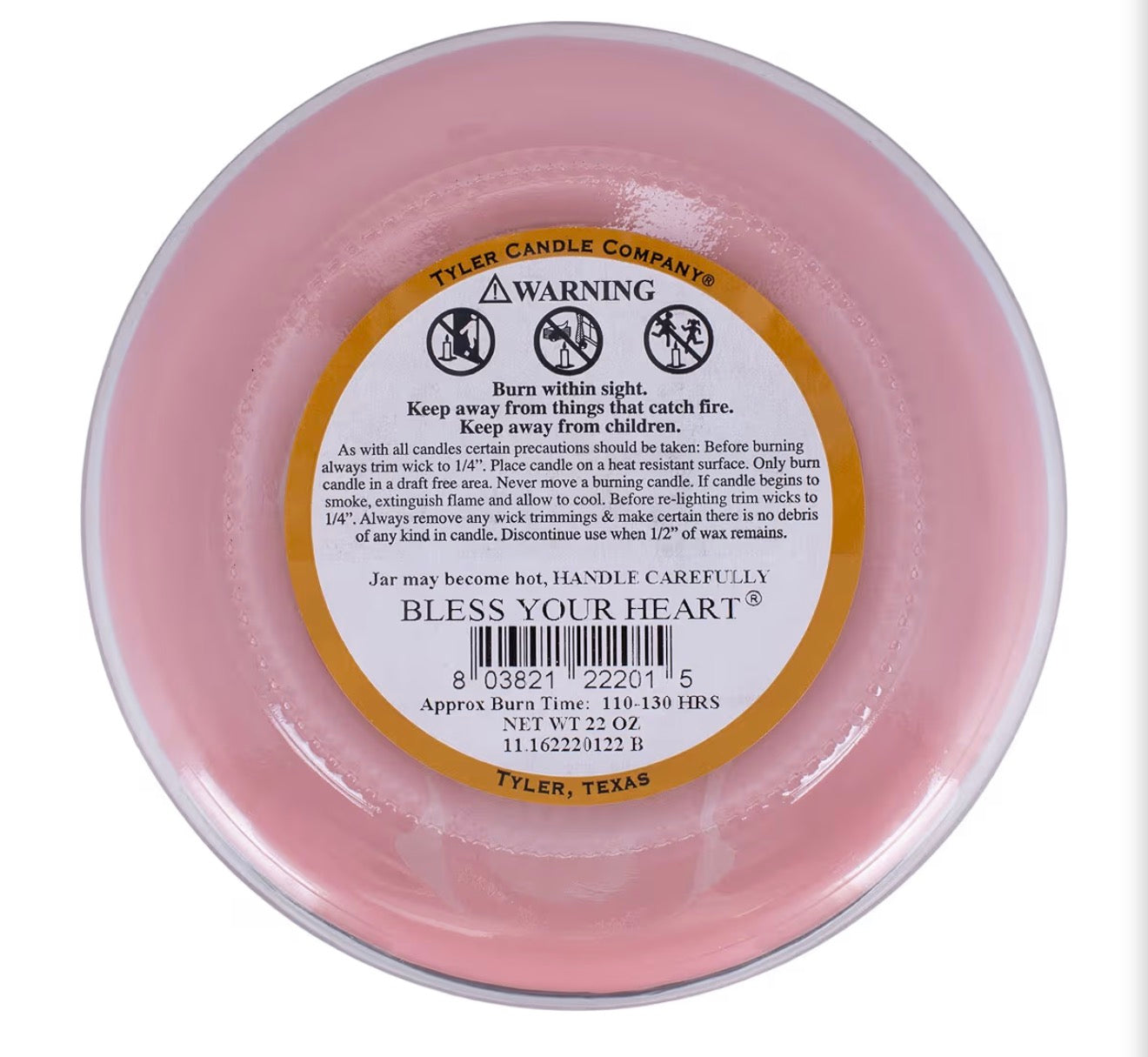 Tyler 22oz Candle - Bless Your Heart