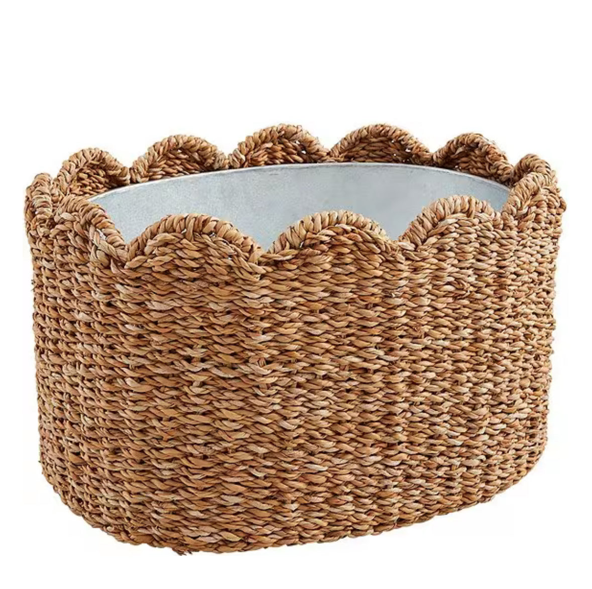 Woven Scalloped Party Bucket