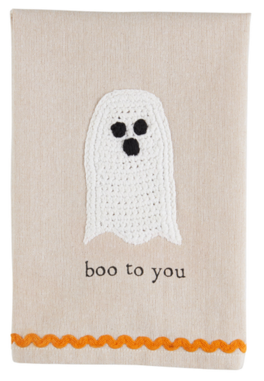 Trick or Treat Crochet Towel