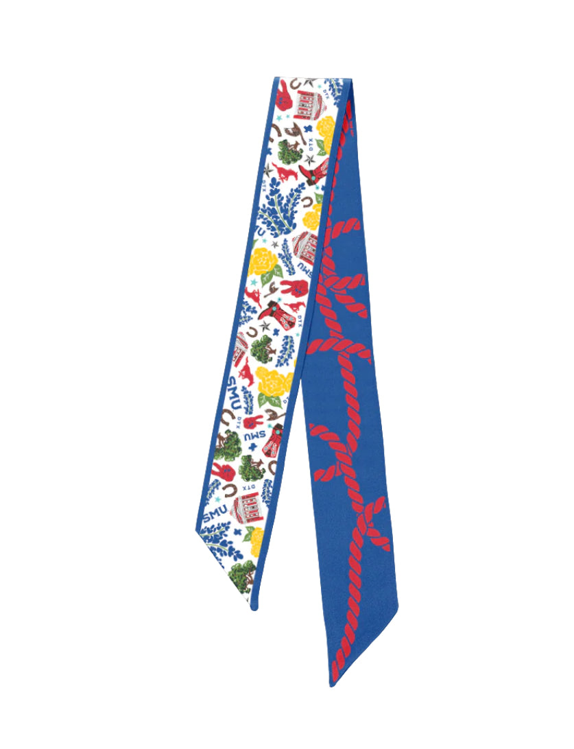 SMU Skinny Scarf