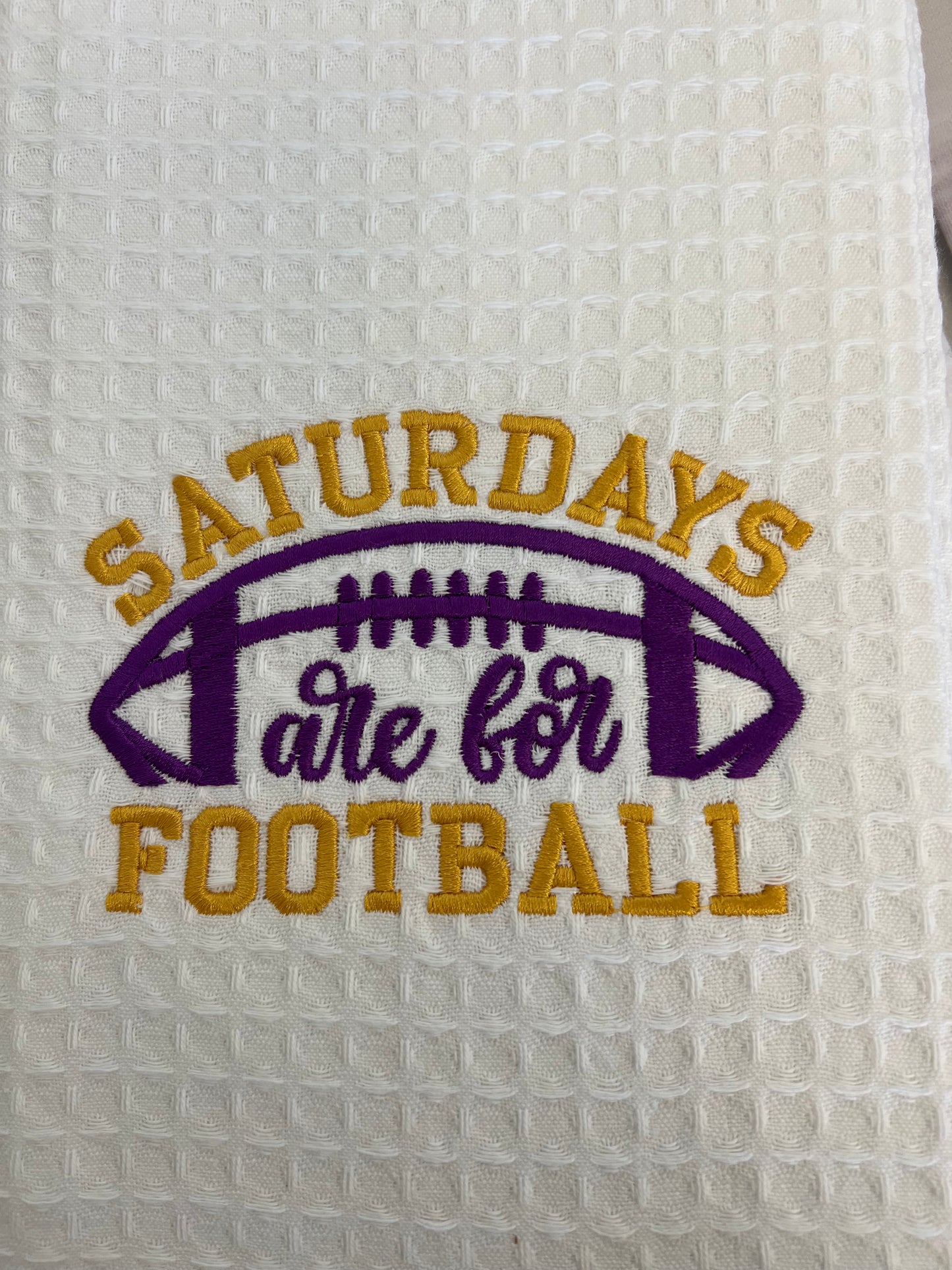 Saturdays are for Football Tea Towel