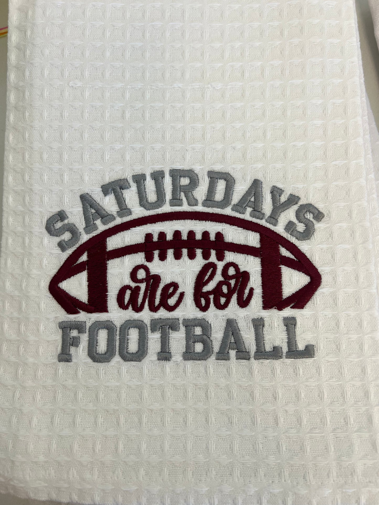 Saturdays are for Football Tea Towel