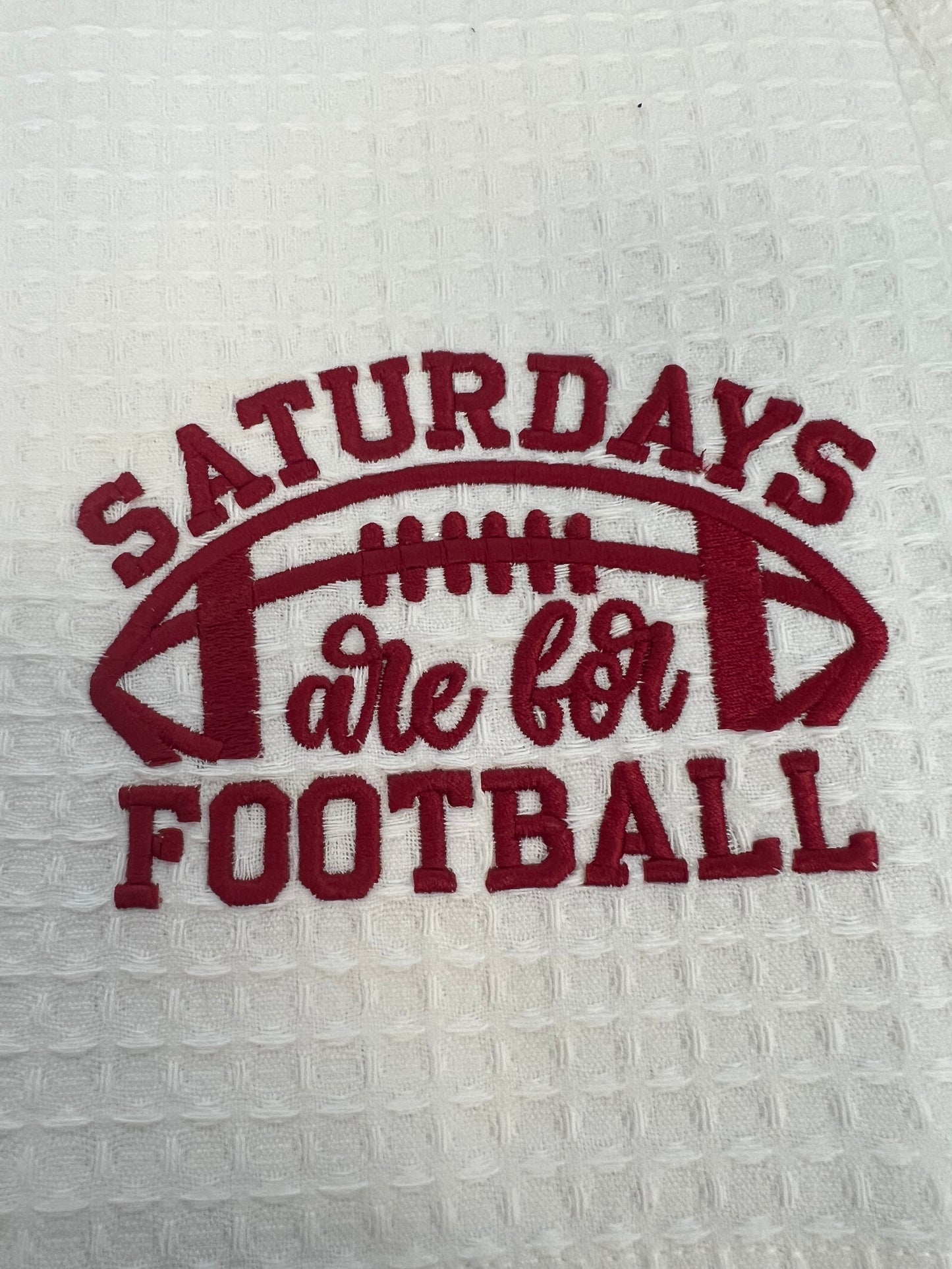 Saturdays are for Football Tea Towel