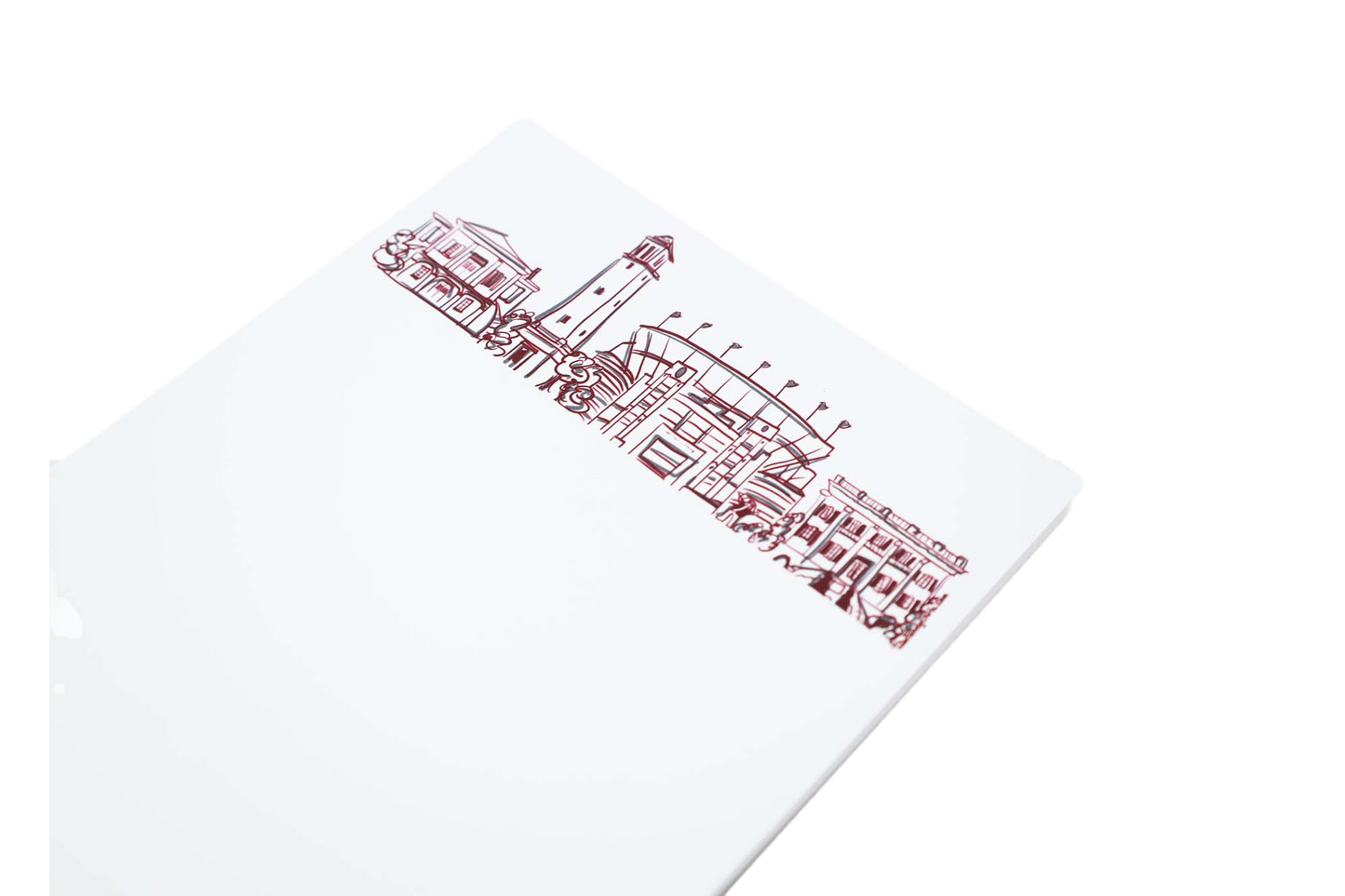 Campus Skyline Notepad - University of Alabama/Tuscaloosa