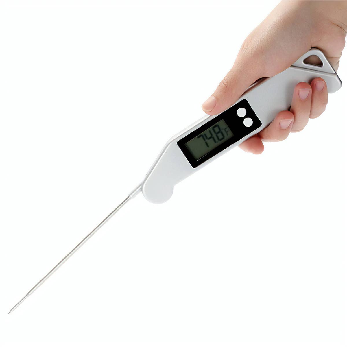 Digital Food Thermo: Silver