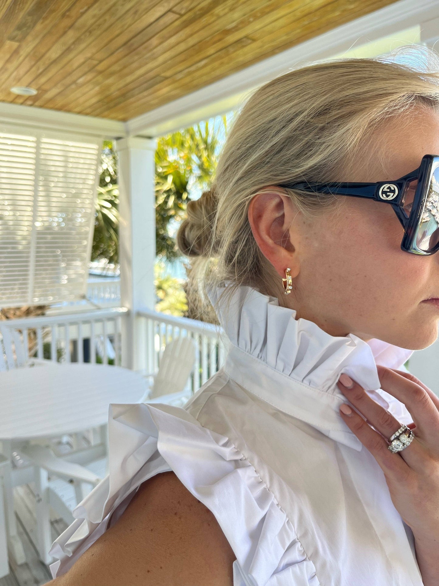 Smith & Co. Metal Huggie - Silver