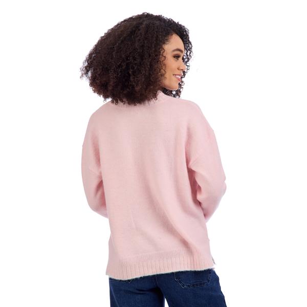 Blush Wilder Bow Sweater