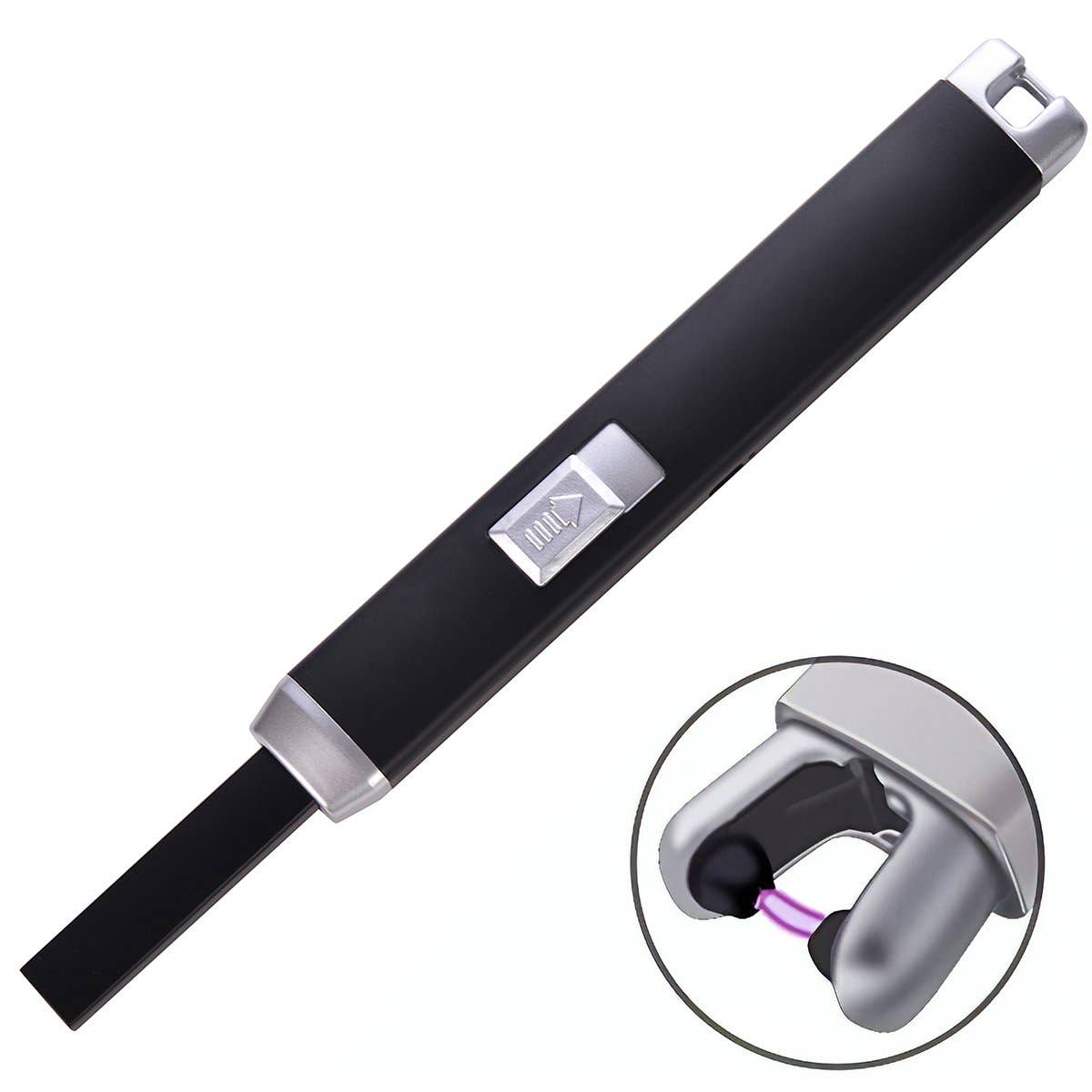 USB Arc Spark Lighter: Black