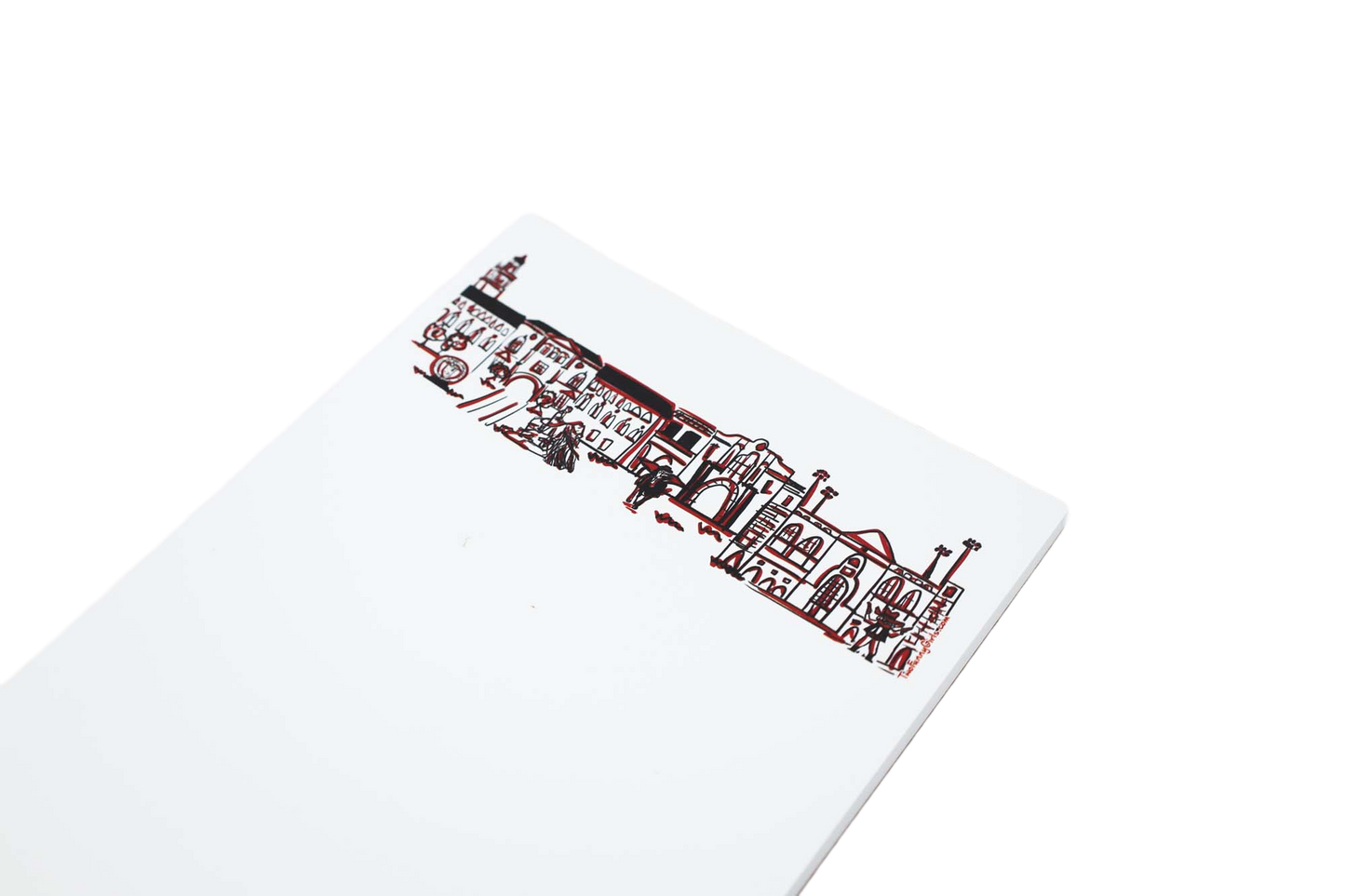 Campus Skyline Notepad - Texas Tech University/Lubbock