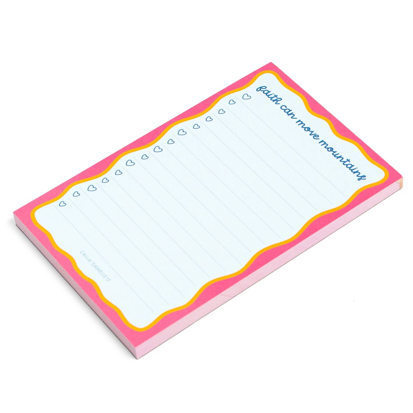 Faith Can Move Mountains 4x6 Notepad