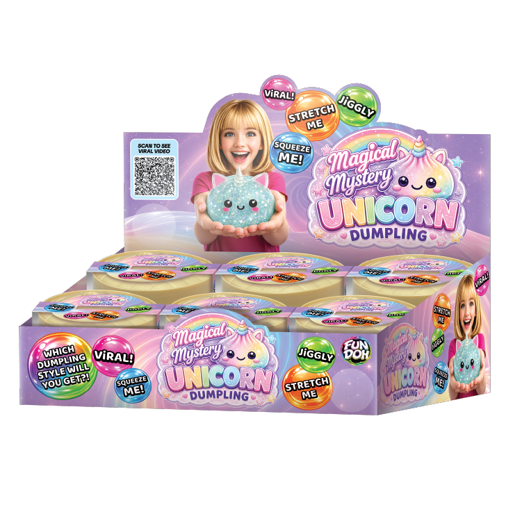 Fun Doh Unicorn Mystery Dumpling Squishy Toy