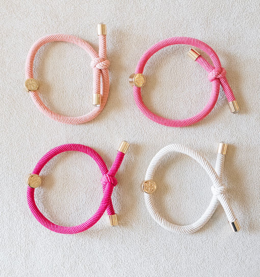 Original Smith & Co. Hair Tie Set - Pink
