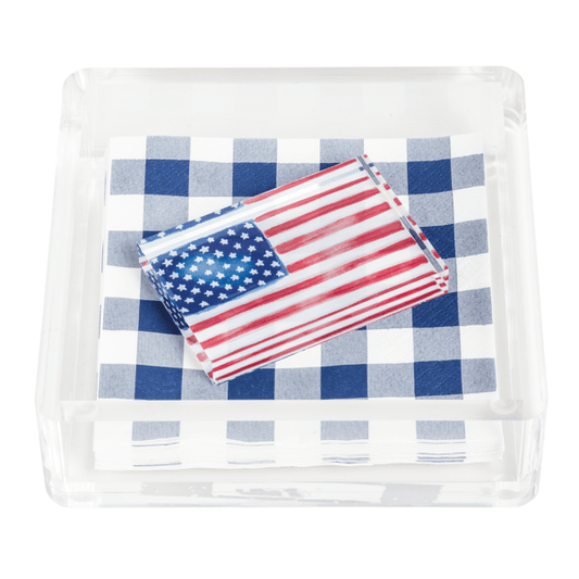 Flag Napkin Holder & Weight Set