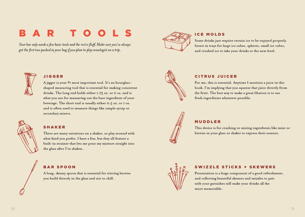 The Booze-Free Bar(c)art Book : The Art of Crafting Easy, Elegant Mocktails