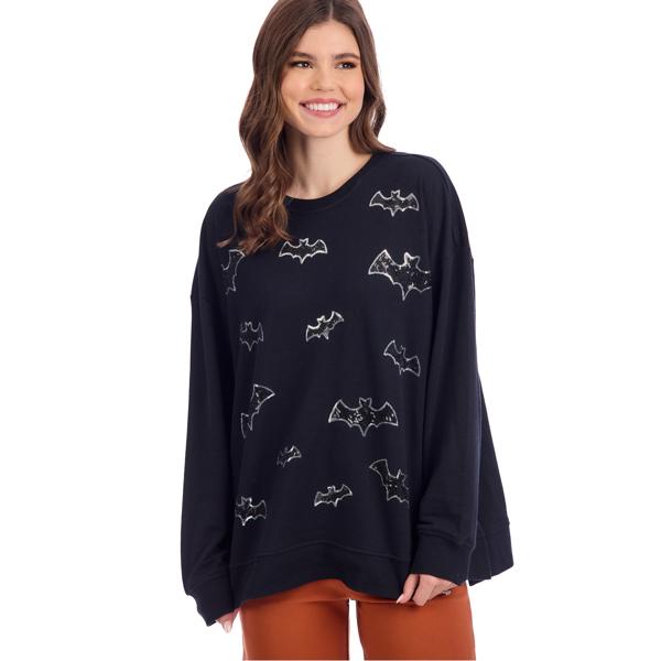Halloween Sparkle Sweatshirt - Women's