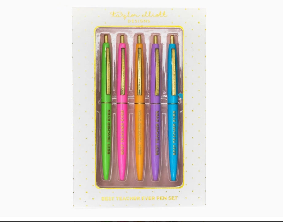 Best Teacher Ever Pen Set