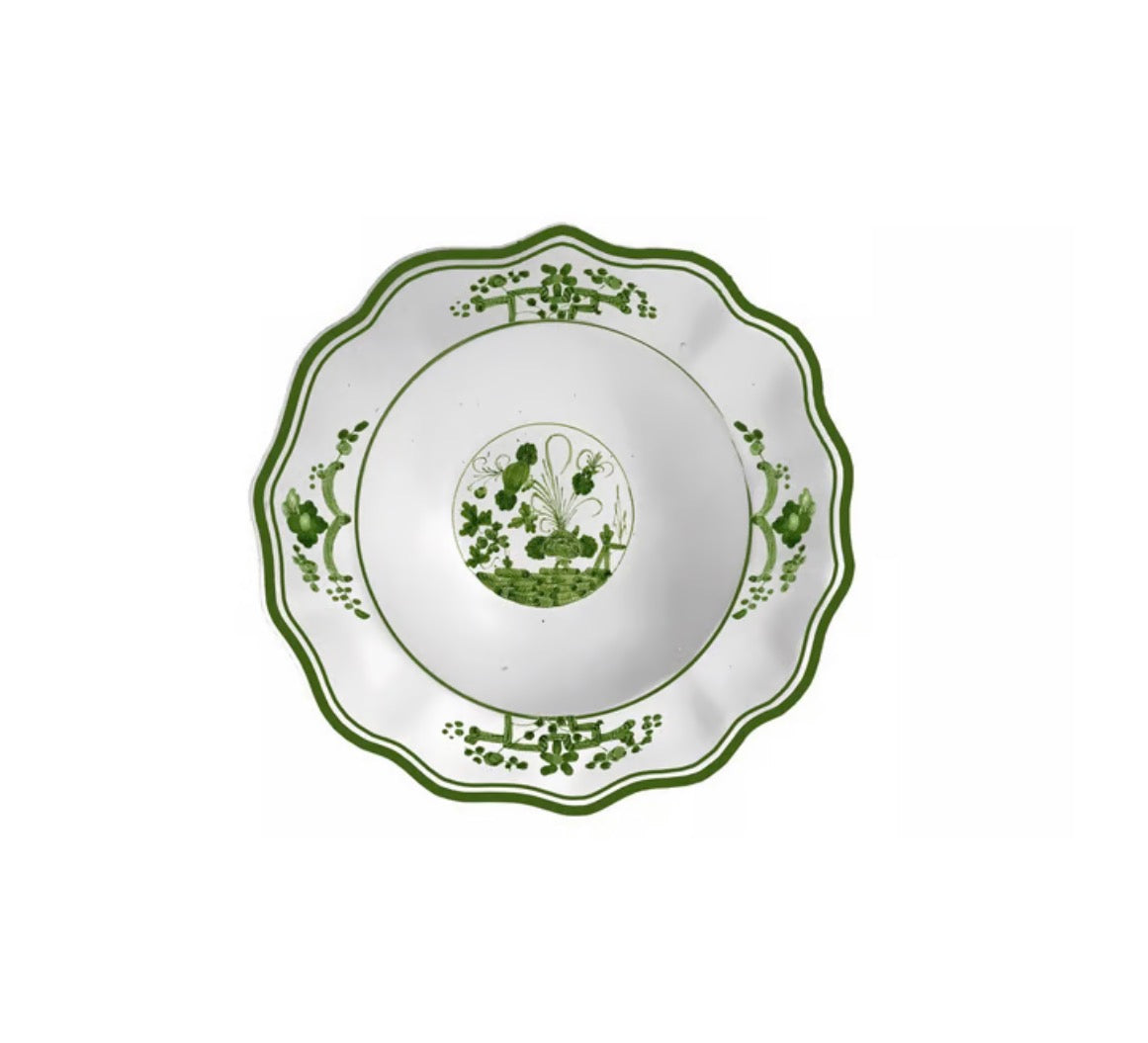 VIDA Faenza Mini Bowl (Green and White)