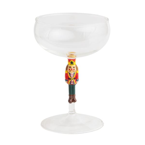 Christmas Coupe Glass