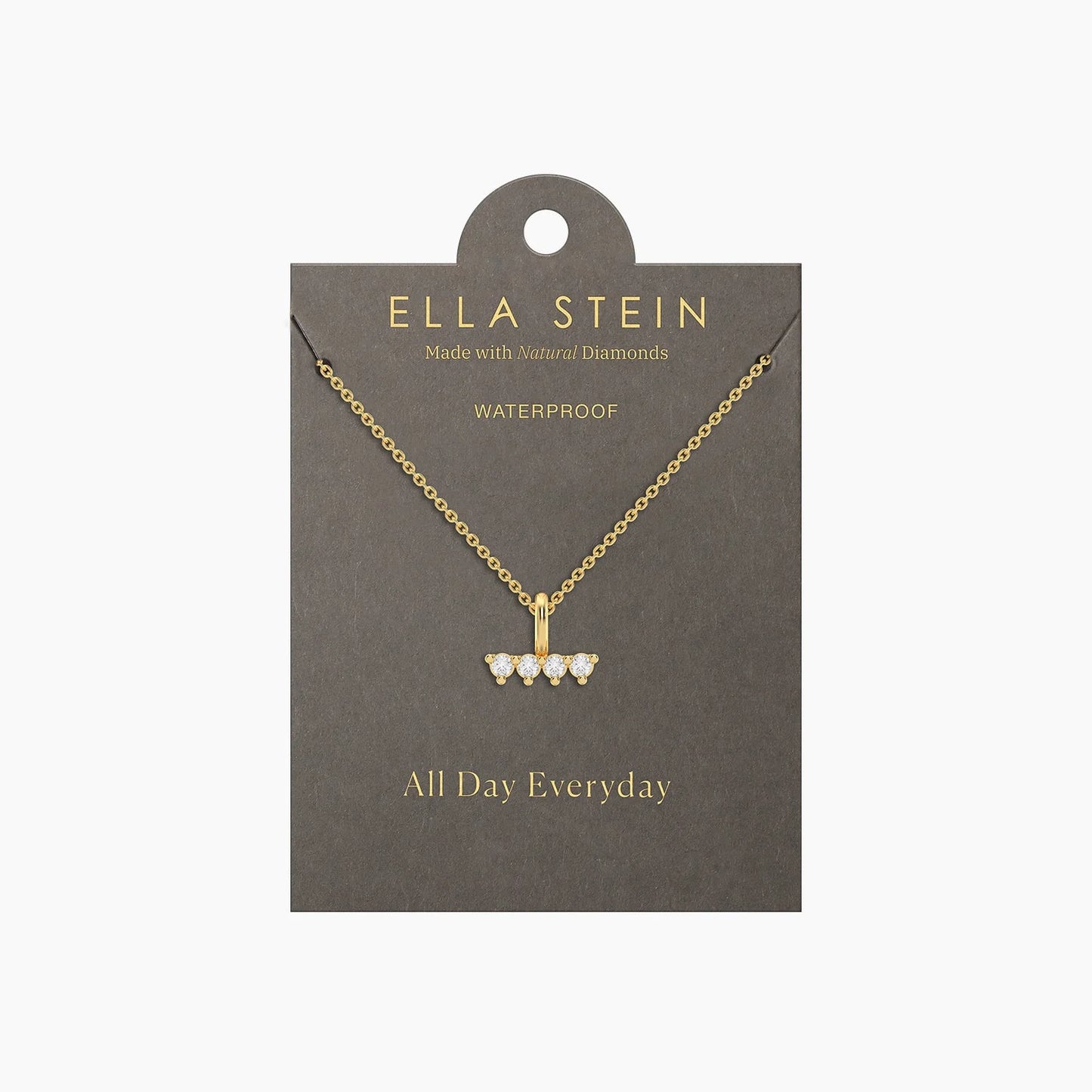 Gold Oyo Pendant Necklace