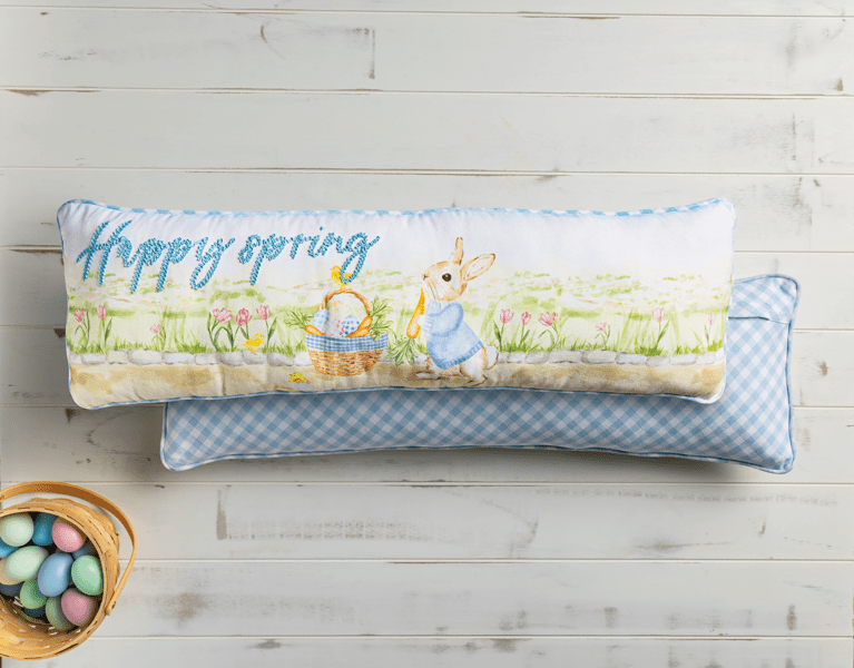 Easter Long Scene Pillow