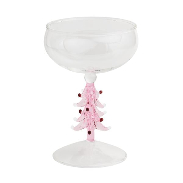 Christmas Coupe Glass