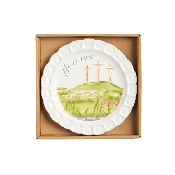 Easter Boxed Cross Plate