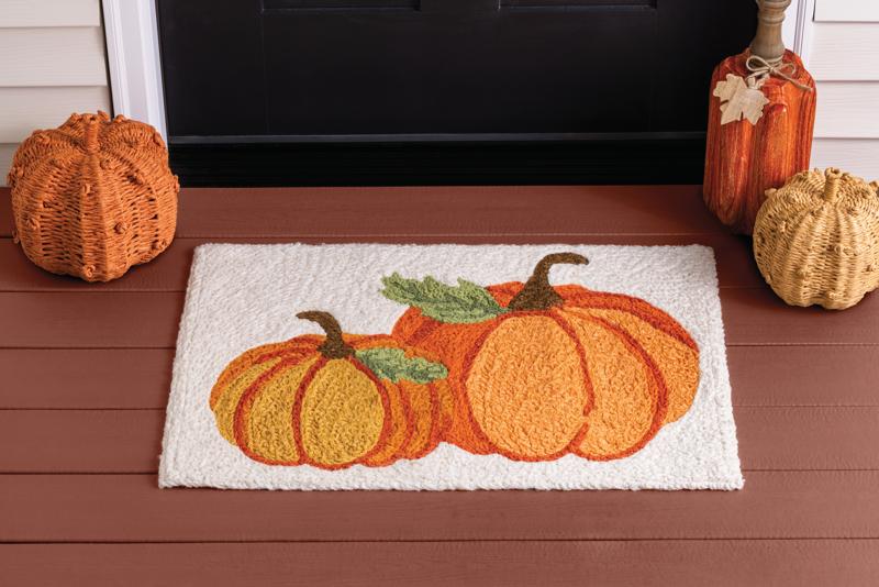 Washable Pumpkin Doormat