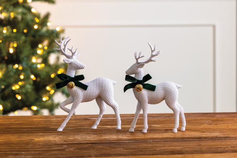 Resin White Deer