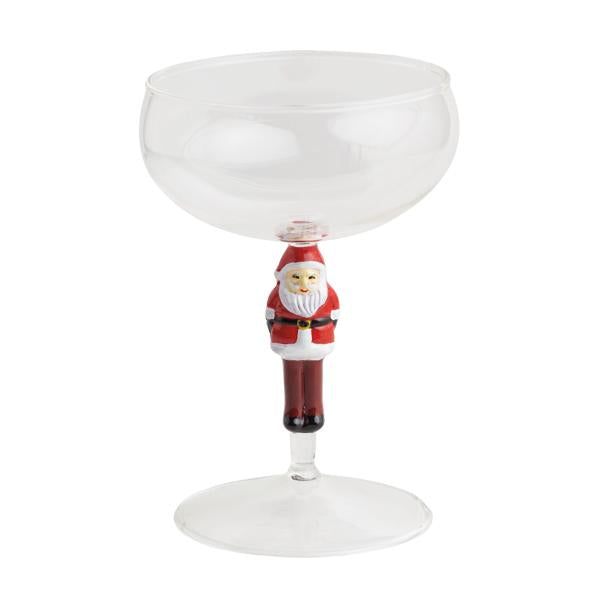 Christmas Coupe Glass