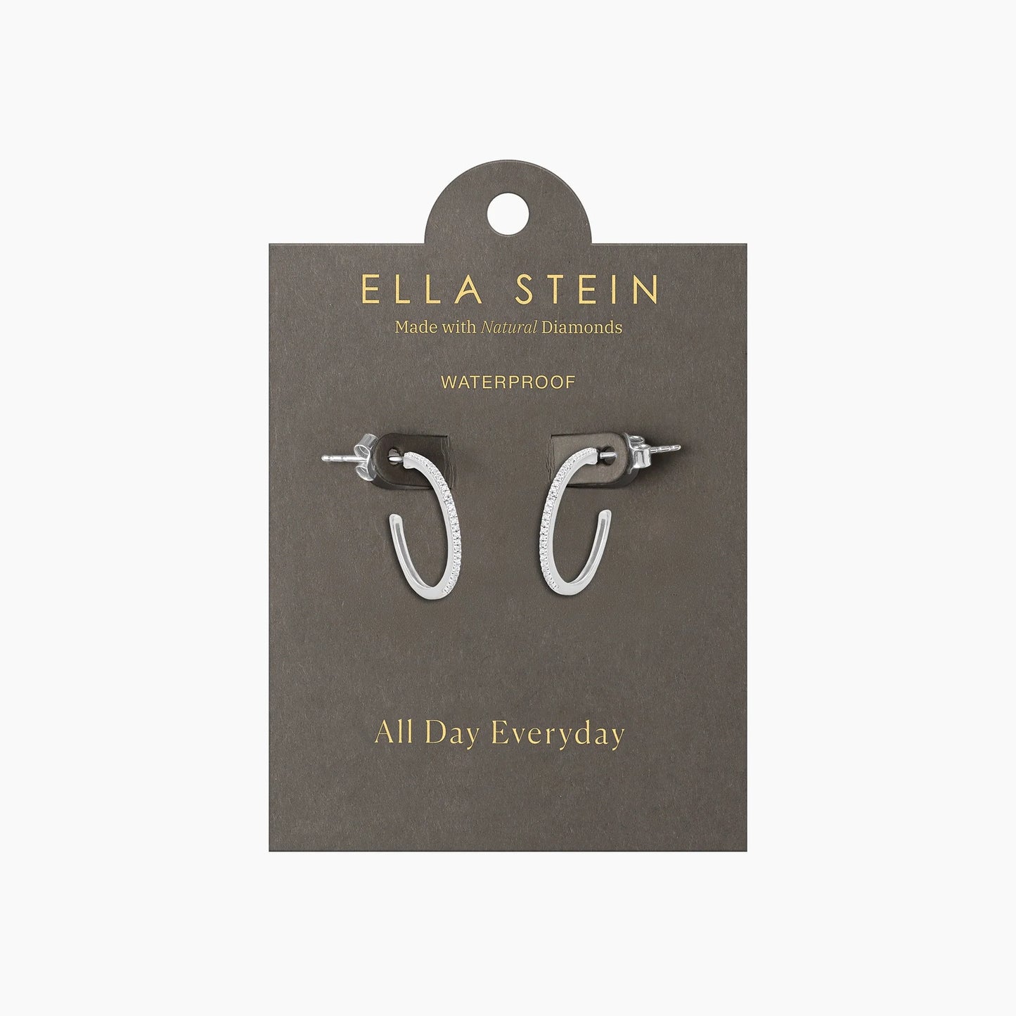 Silver A Hoop Thing Small Hoop Earrings