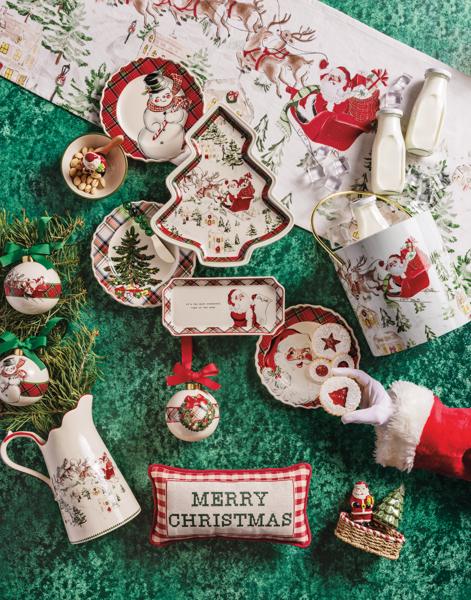 Santa Scene Pitcher