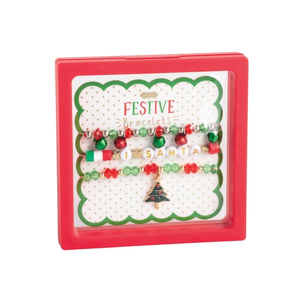 Christmas Beaded Bracelets