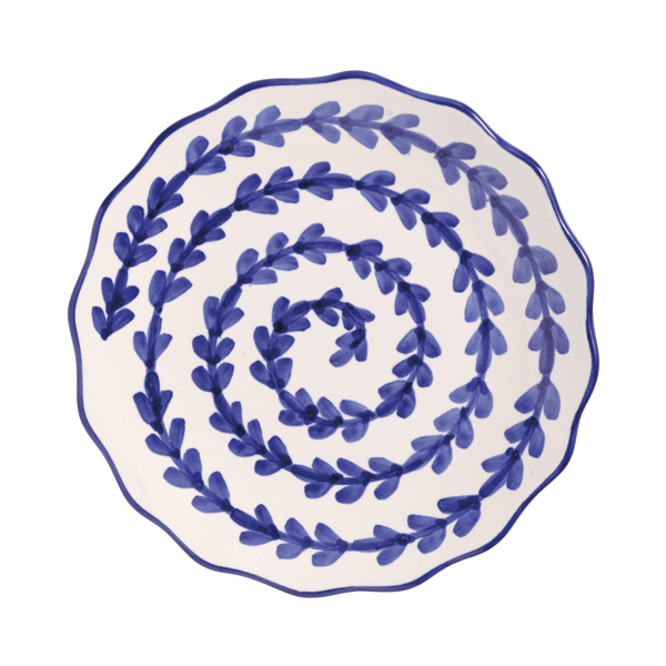 Blue Round Plate