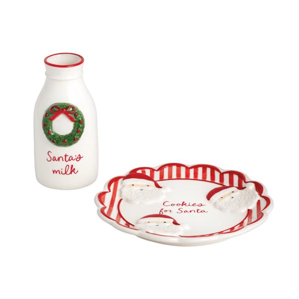 Whimsical Milk & Cookies for Santa