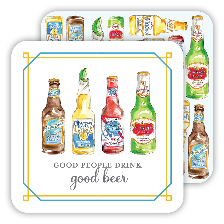 Good People Drink Good Beer Paper Coaster