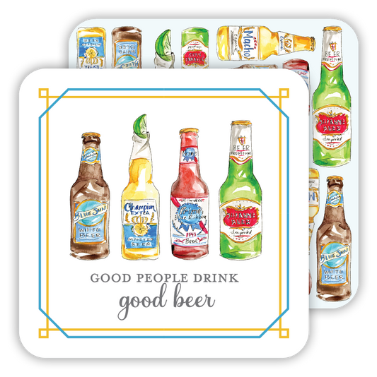 Good People Drink Good Beer Paper Coaster