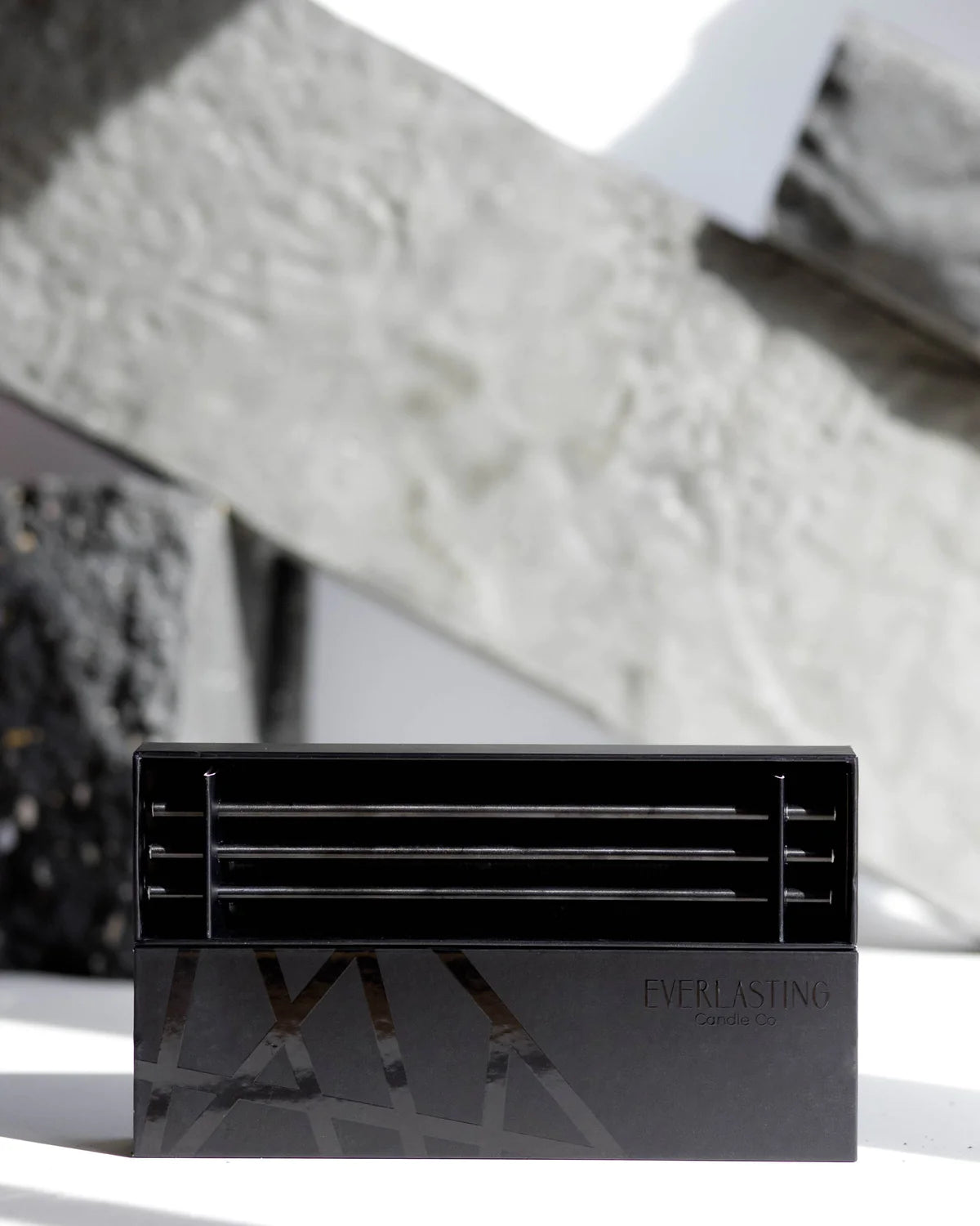 Everlasting Candle Black Sticks