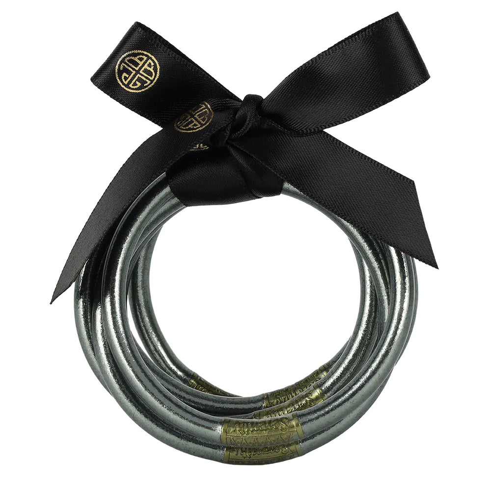Graphite AWB All Weather Bangles®, set of 6