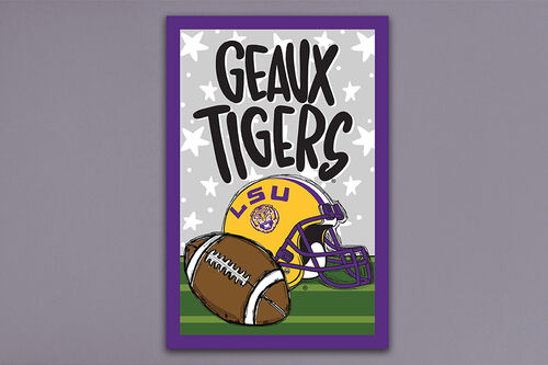 LSU Garden Flag