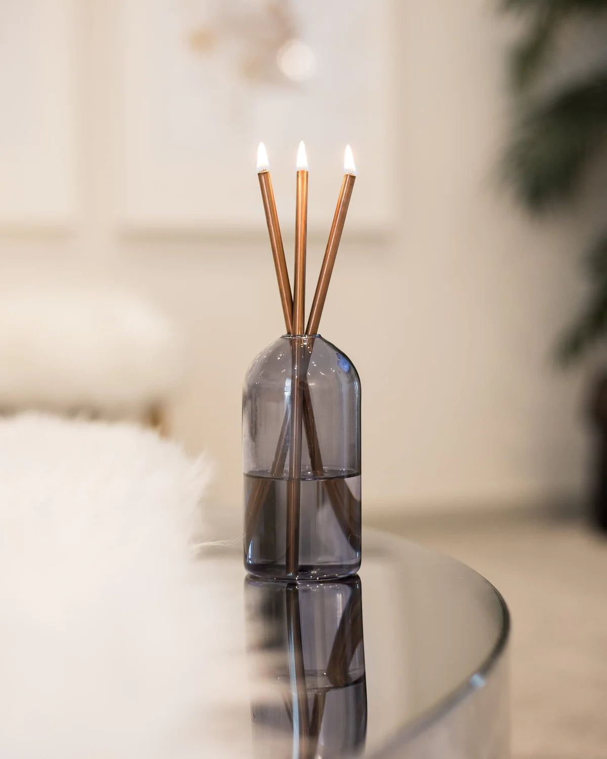 Everlasting Candle Storm Vase (Black)
