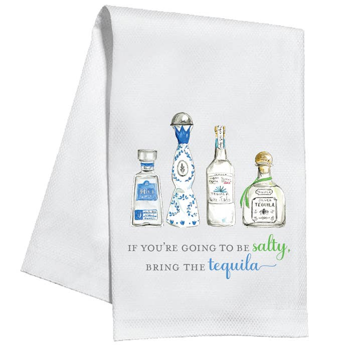 Tequila Bottles Kitchen Towel